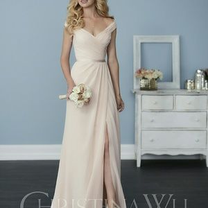 Christina Wu 22758 Bridesmaid Dress Aubergine